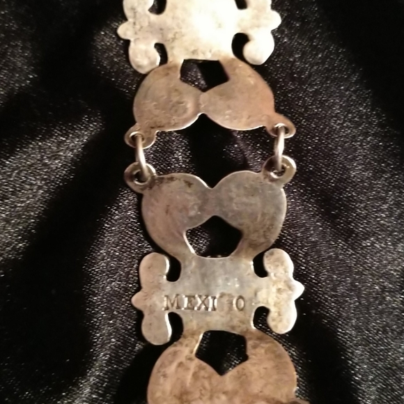 Vintage mexican silver bracelet. - Picture 3 of 7